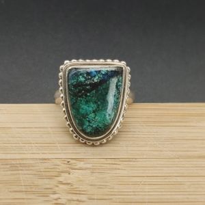 Semi Precious Stone Silver Ring